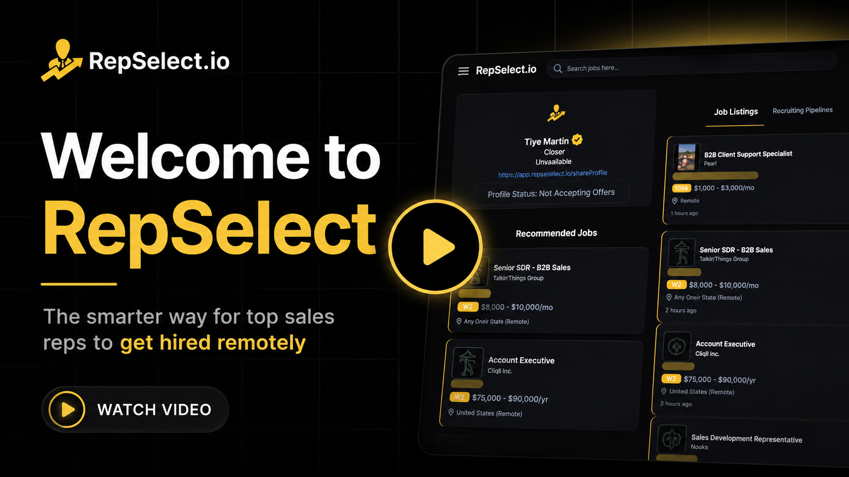 Welcome to RepSelect